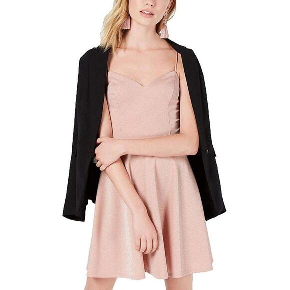 Bcx Juniors Spaghetti Strap Fit And Flare Dress Size XL - Picture 3 of 3